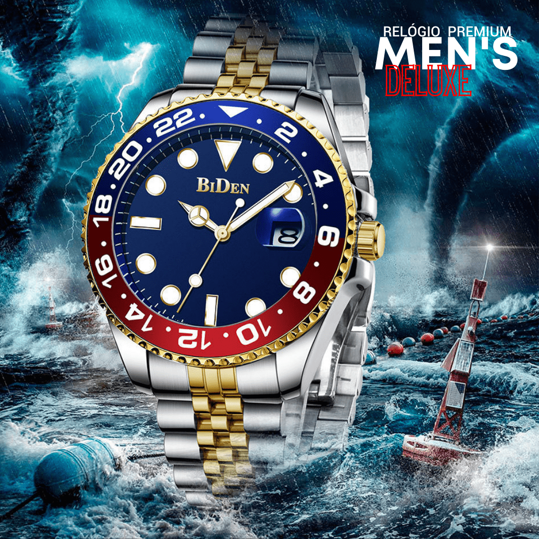 Relógio Premium Masculino – Blue Planet – Santo Stilo