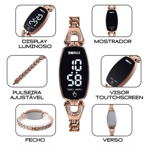 relógio digital, smart watch, relógio elegante, relógio moderno