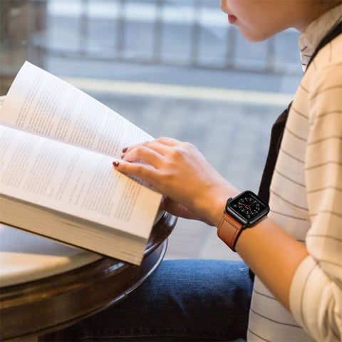 pulseira para smartwatch, pulseira de couro para smartwatch, pulseira de couro para apple watch, smartwatch, apple watch