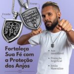 Colar Masculino, São Miguel Arcanjo, Acessórios Religiosos, Colar de Qualidade, Masculinidade, Estilo, Lutador