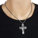 cordão crucifixo, pingente crucifixo, crucifixo colar, corrente de cruz masculina, pingente de cruz masculino, corrente cruz masculina, colar de cruz, colar cruz, corrente de cruz, pingente de cruz, pingente cruz, correntinha masculina,  colar masculino, corrente masculina, correntes masculinas, colares masculinos, cordão masculino, corrente masculina rommanel, escapulário masculino, pingente masculino, cordão rommanel masculino,  corrente rommanel masculina