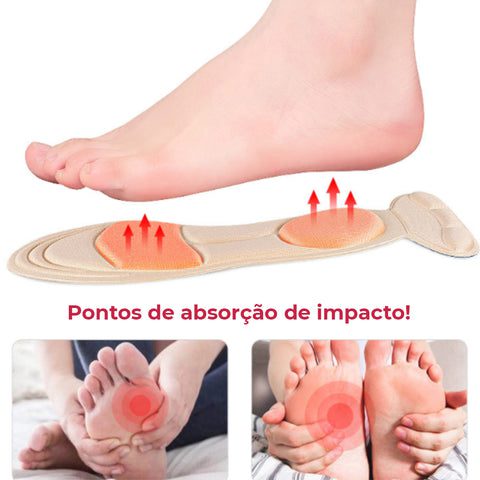 Pés, palmilha ortopédica, protetor de calcanhar, calçado apertado ou grande demais, pés bonitos, cuidados com os pés, lesão calcanhar sapato, pés sem dor.