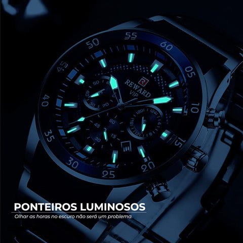 Relógio Masculino Premium Black – Commander – Novidades - Relógios Masculinos – Masculino – SANTO STILO
