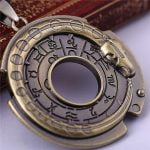Amuleto em Couro - Ouroboros - masculino - Místicos- Religiosos Masculinos - SANTO STILO