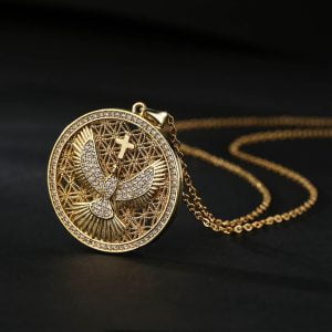 Amuleto Santíssima Trindade - Banhado a Ouro 18K - Amuleto - Banhado a Ouro 18k- Colares femininos - SANTO STILO
