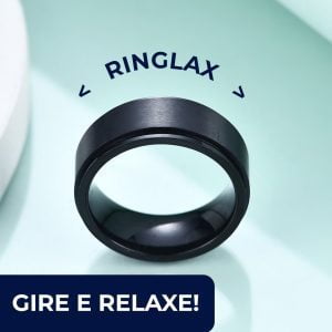 Anel Anti Ansiedade e Stress - Ringlax - Anéis Femininos - Anéis Masculinos- Novidades - SANTO STILO
