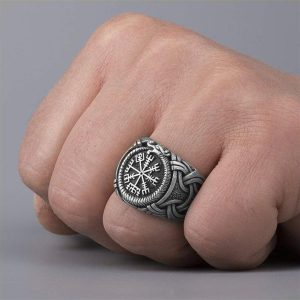 Anel com Bússola Viking - Thor - Anéis Masculinos - masculino- - SANTO STILO
