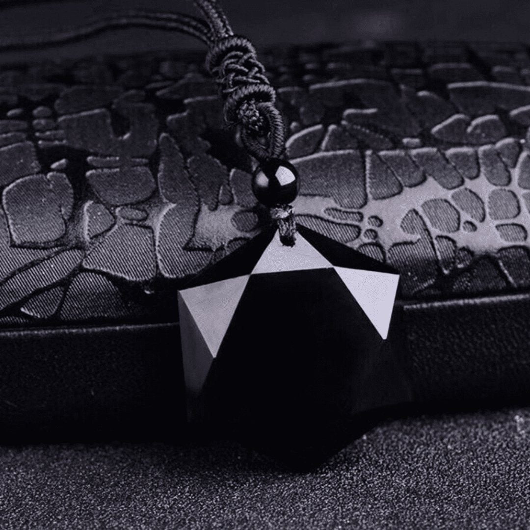 Colar em Obsidiana Negra – Quantum Gem – Santo Stilo