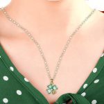 Colar de Trevo - Emerald Hope - Amuleto da Sorte - Colares Femininos- Feminino - SANTO STILO