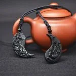 Conjunto em Obsidiana Negra - Yin Yang - Conjuntos Femininos - Conjuntos Masculinos- Místicos & Especiais - SANTO STILO