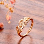 Conjunto Feminino de Ouro Rose - Arabesque Aurea - Anéis Femininos - Brincos Femininos- Conjunto Cravejado - SANTO STILO