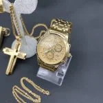 Conjunto Premium - Ultimate Golden - Colares Masculinos - Conjuntos Masculinos- Correntes Masculinas - SANTO STILO