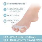 Corretor de Joanetes - Comfy Feet + Brinde Especial - Conforto dos Pés - Corretor de Joanetes- Cuidado Pessoal - SANTO STILO