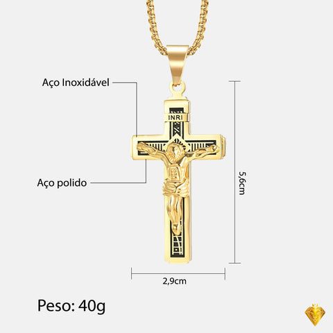 Crucifixo, crucifixo de ouro, pingente crucifixo, crucifixo de ouro masculino, pingente cruz ouro, crucifixo masculino, fé, fé em deus, palavra de fé, jesus, jesus cristo, jesus na cruz, cruz de cristo