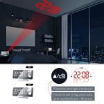 Despertador Digital LED 3D - Projeção Technology® - Acessórios Importados - Especiais- Relógios - SANTO STILO