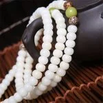 Japamala de Raiz Branca Bodhi - Peace - Energia Espiritual - Místicos Especiais- Novidades - SANTO STILO