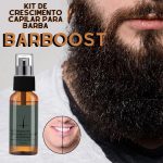 Kit de Crescimento Capilar para Barba - BarBoost - Cosméticos Masculinos - Masculino- Saúde - SANTO STILO