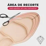 Kit Palmilhas Ortopédicas para Calçados Folgados - Feeling Comfort - Beleza Feminina - Cuidado Pessoal- Novidades - SANTO STILO