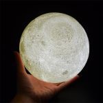 Luminária Lua Cheia - LED 3D - Especiais - - SANTO STILO