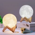 Luminária Lua Cheia - LED 3D - Especiais - - SANTO STILO