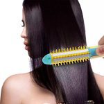 Mini Escova Alisadora e Secadora 2x1 - Perfect Hair - Beleza Feminina - Bivolt- Chapinha - SANTO STILO