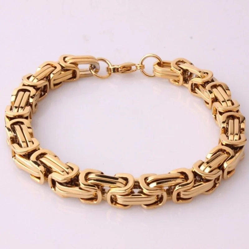 Pulseira de Luxo Império - Banhado a ouro 18k - Masculino - Novidades- Pulseiras Masculinas - SANTO STILO