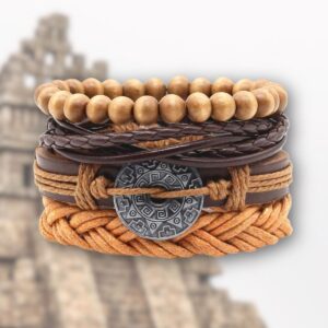 mix de pulseiras masculinas