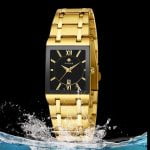 Relógio de Luxo a Quartzo - Golden Power - Aço Inoxidável - Masculino- Noividades - SANTO STILO