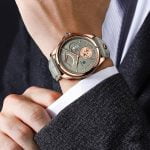 Relógio Masculino - The Vitruvian Man - Novidades - Relógio de Couro- Relógio de Luxo - SANTO STILO