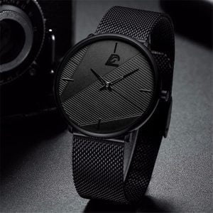 Relógio Minimalisma em Cristal de Quartzo - Innovator - Masculino - Novidades- Relógio de Aço Inoxidável - SANTO STILO