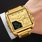 Relógio Premium Banhado a Ouro - Golden Winner - Masculino - Novidades- Relógios Masculinos - SANTO STILO