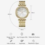 Relógio Premium Feminino - Golden ® - Feminino - Relógios Femininos- - SANTO STILO