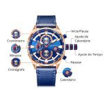 Relógio Premium Masculino - Time Walker® - masculino - Relógios Masculinos- - SANTO STILO