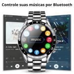 Relógio que toca música - Relógio com música - relógio com som - relógio que controla musica -música no relógio - samartwatch com música - smartwatch que toca música