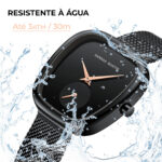Relógio resistente, Hardlex, qualidade excepcional, relógio feminino quarto, relógio à prova d'água