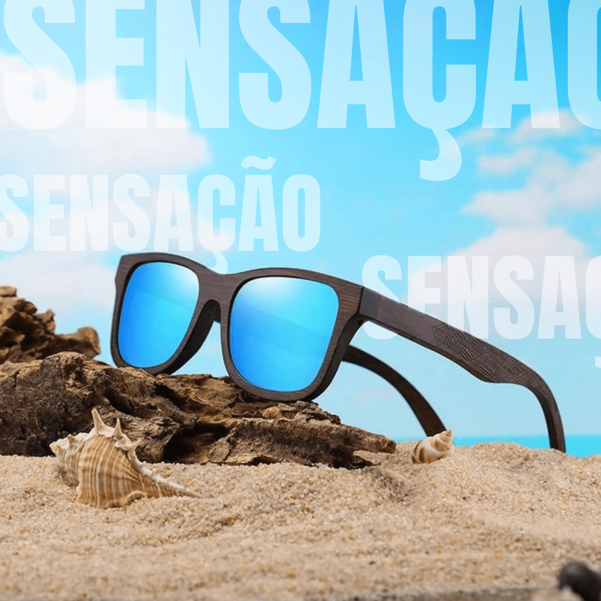 Óculos de sol, Praia, Homens, Óculos masculinos, Estilo, Óculos madeira, Rustico