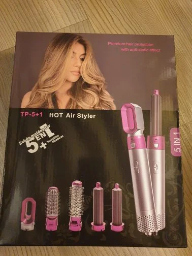 Set De Cepillo/ Moldeador 5 in 1 Hot Air Styler IMPORTADO