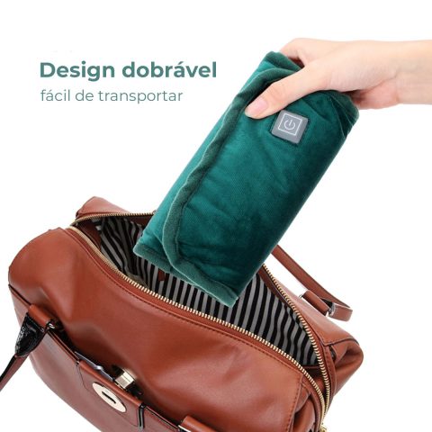 Bolsa quente fácil de transportar, design dobrável, versátil, acessível
