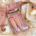 kit de pincéis, pincel de maquiagem, kit de pincel travel size, pincel de blush, pincel de pó, pincel de base, pincel de esfumar, pincel de sombra, pincel para lábios, make, maquiagem
