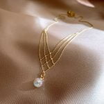 colar feminino - acessório - semijoia - colar elegante - colar com pérola - acessórios femininos