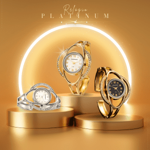 relógios - elogios feminino - dourado - prata - preto
