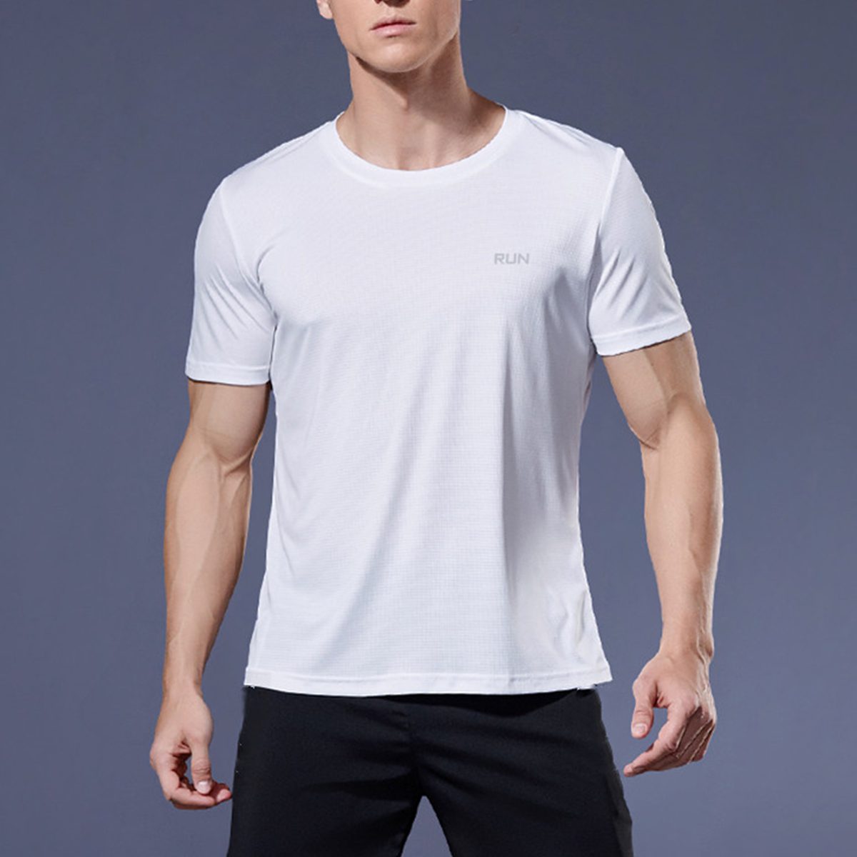 Camiseta extragrande do clube das armas masculina, secagem rápida, moda  coreana, camiseta masculina
