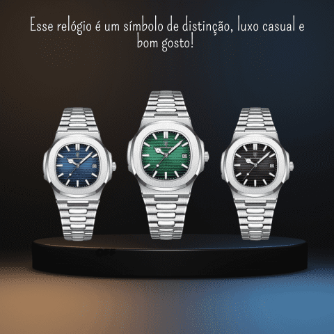 Relógios elegantes, relógios bonitos, relógios minimalistas, relógios a prova d'água
