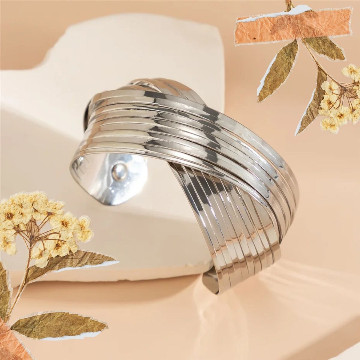 bracelete feminino prata